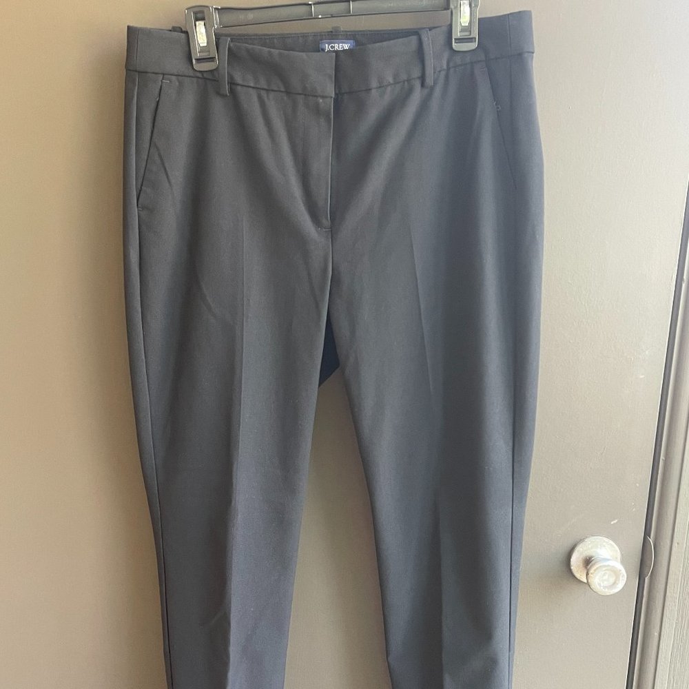 J Crew BLACK Ruby Crop Pants 12